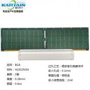 IC封装基板HL832NXA超薄多层电路板BGA132存储芯片载板BT板PCB