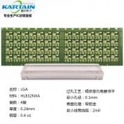 IC芯片基板HL832NXA钢性超薄多层复杂半导体PCB电路板LGA封装载板